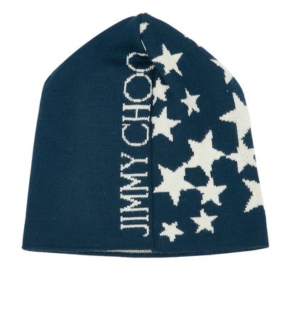 Jimmy Choo Star Print Beanie, front view